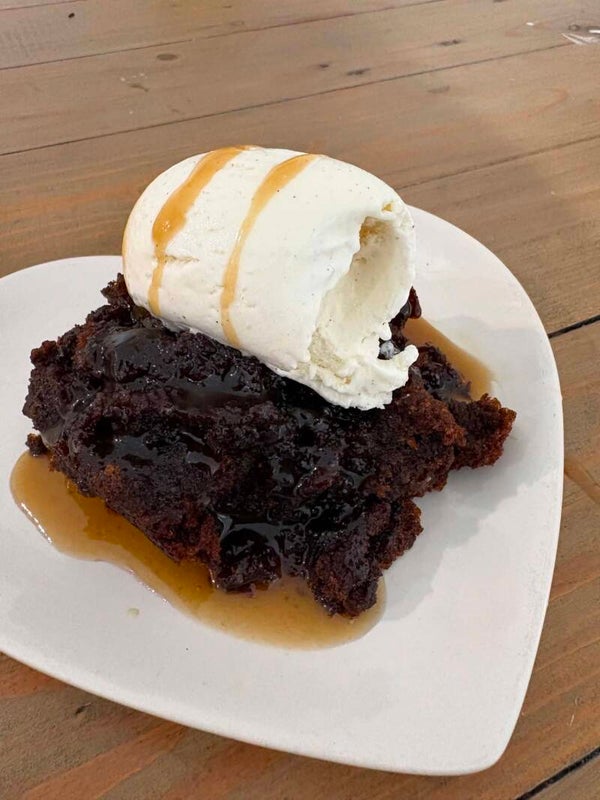Sticky toffee pudding