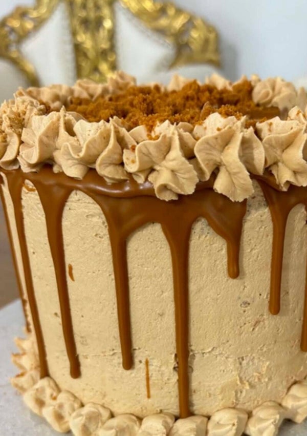Biscotti four layer cake