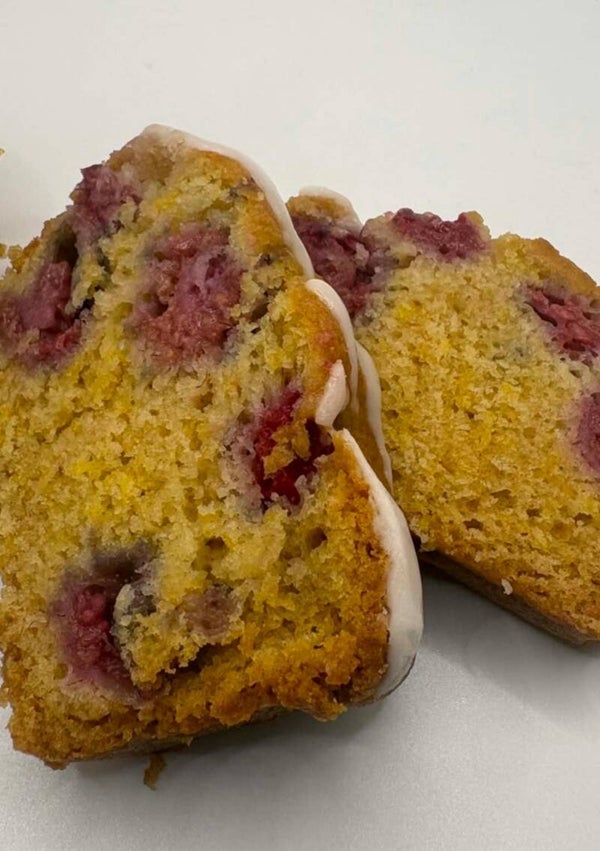 Raspberry and Lemon Slice