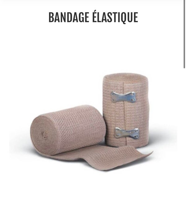 BANDAGE ÉLASTIQUE 2-3-4-6 PO