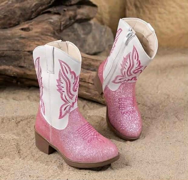 Pink Angle Boots