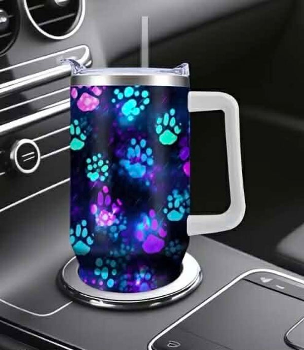 Termokopp med Paw Print Design