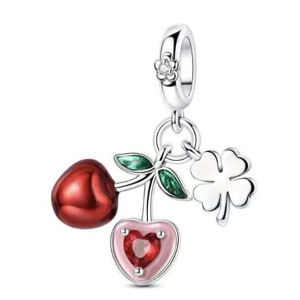 Diamant cherry charm