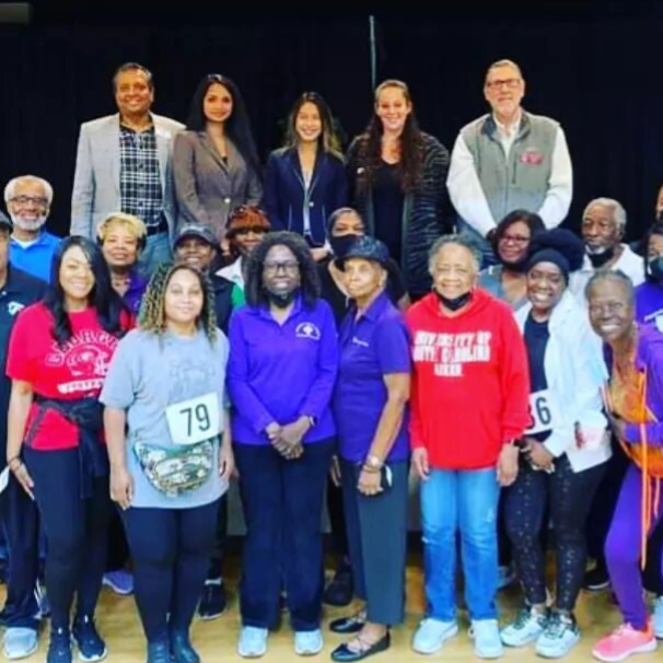 Voting Rights Panel 3 rows of people of all ages