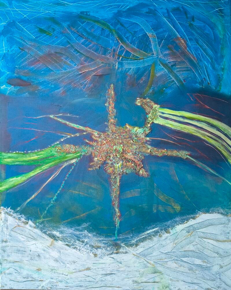 Schilderij nr.217 afm.80x100cm. verkocht