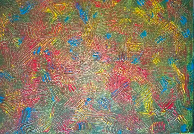 Schilderij nr. 222 afm.30x40cm.