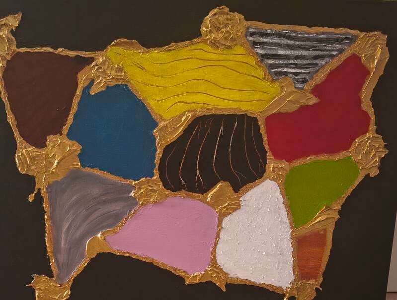 Schilderij nr 135 afm 60x80cm 