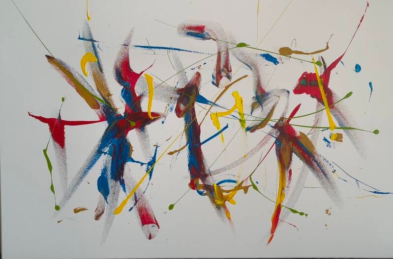 Schilderij nr 232 afm.80x120cm. Kunstschilder-jjs.nl