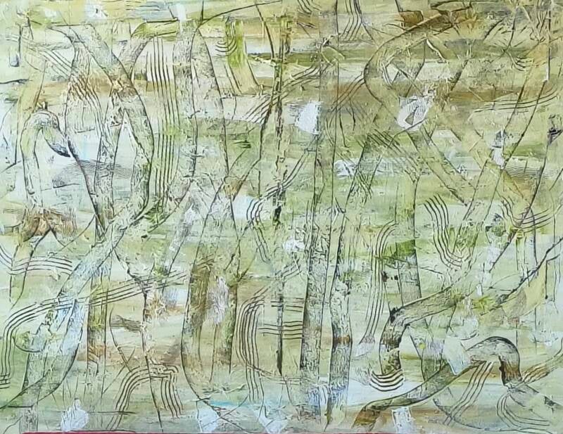 Schilderij nr 152 afm 60x80cm.
