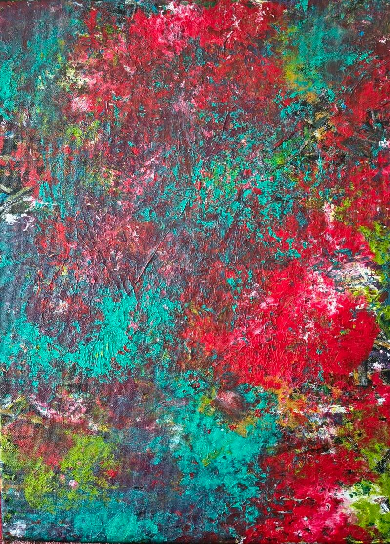 Schilderij nr 186 afm.30x40cm