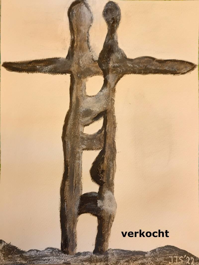schilderij nr.65 afm.50x40cm. verkocht