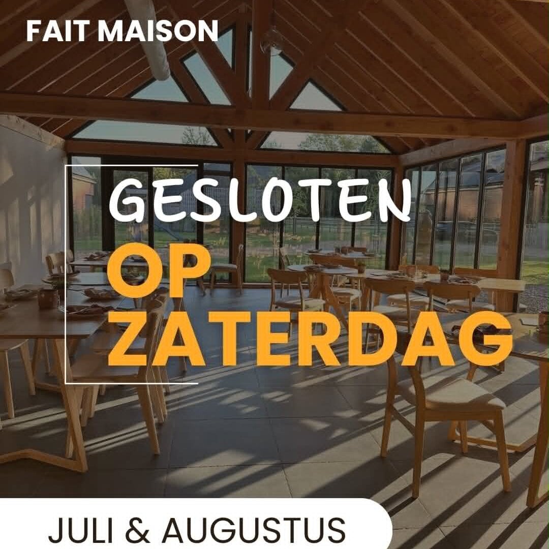 Wij zijn gesloten