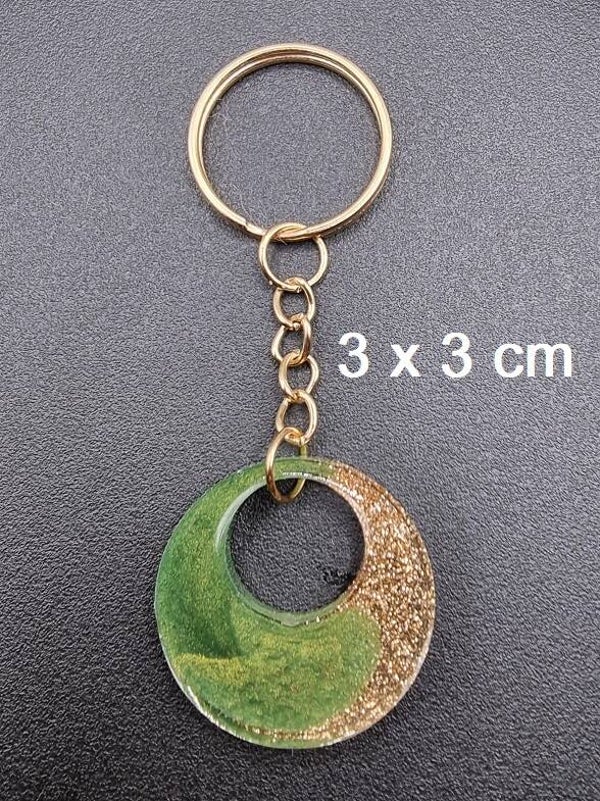 Sleutelhanger rond met opening