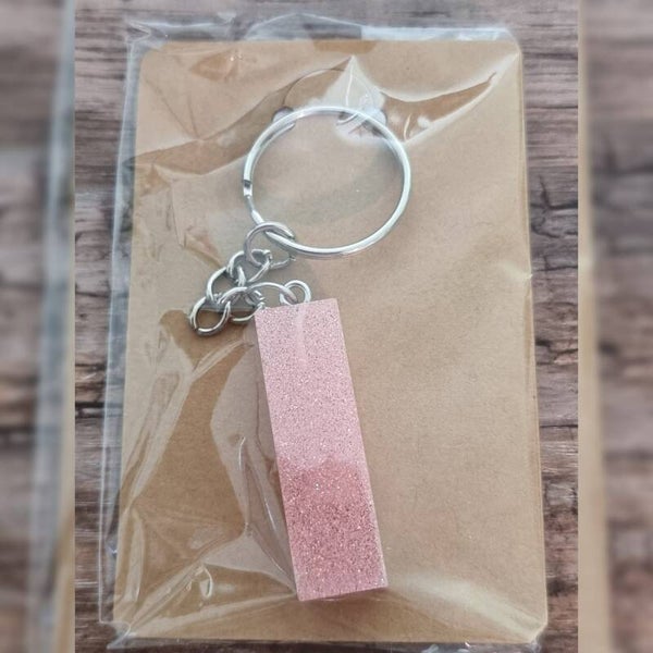 Sleutelhanger letter I, naam toevoegen mogelijk