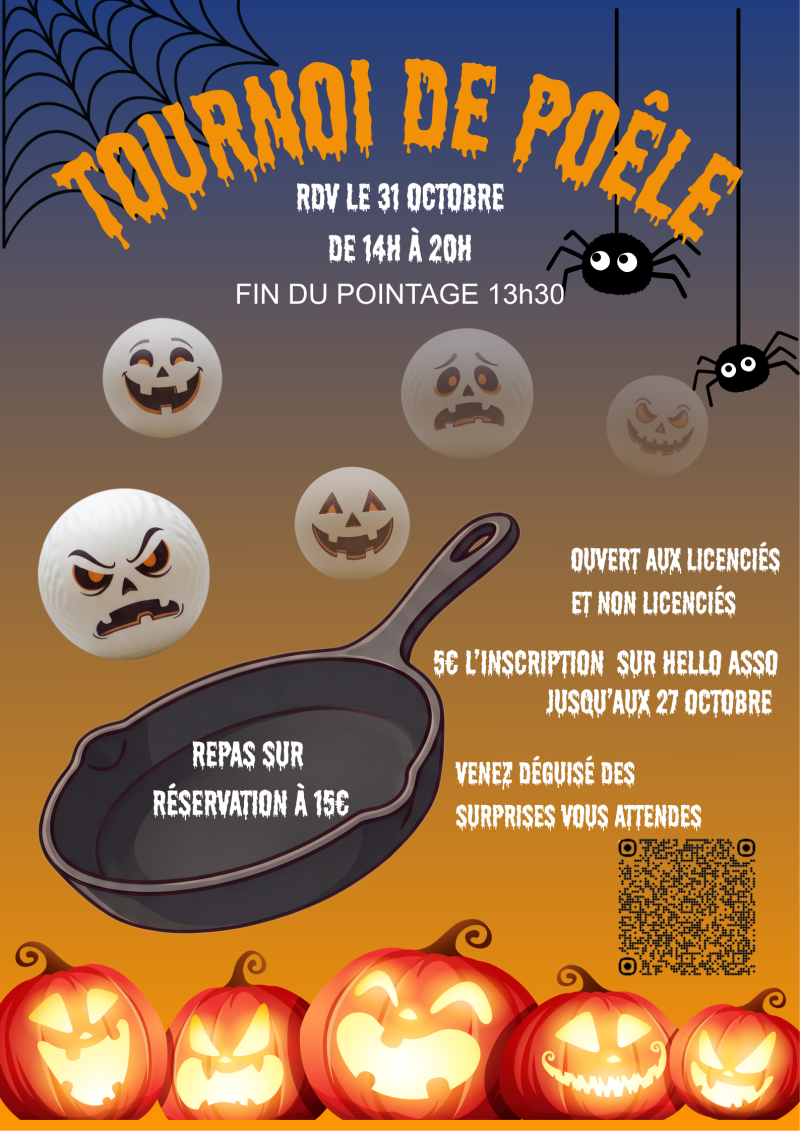 Affiche Tournoi de poêle