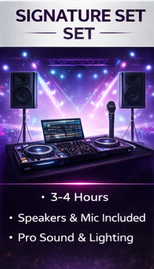 Signature Set – $200 Booking Deposit