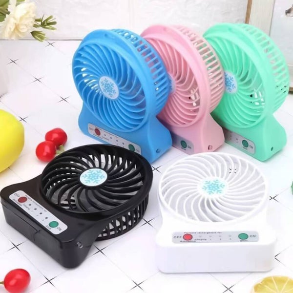 MINI VENTILADOR RECARGABLE PORTÁTIL