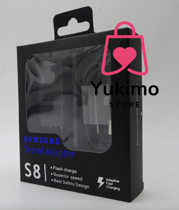 Cargador Samsung Tipo C USB Completo con Cable y Adaptador de Corriente