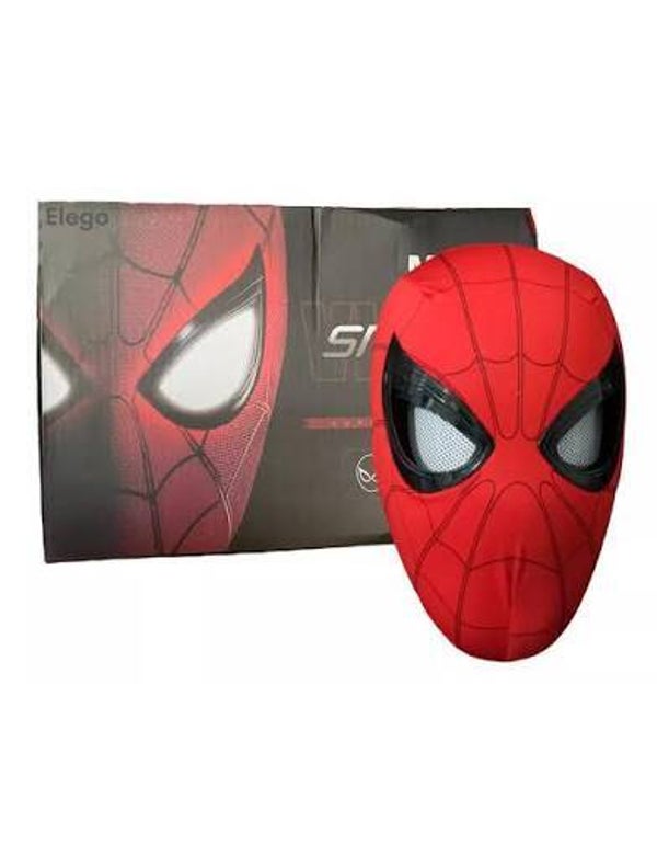 Mascara de SpiderMan con Movimiento de Ojos Abre y Cierra