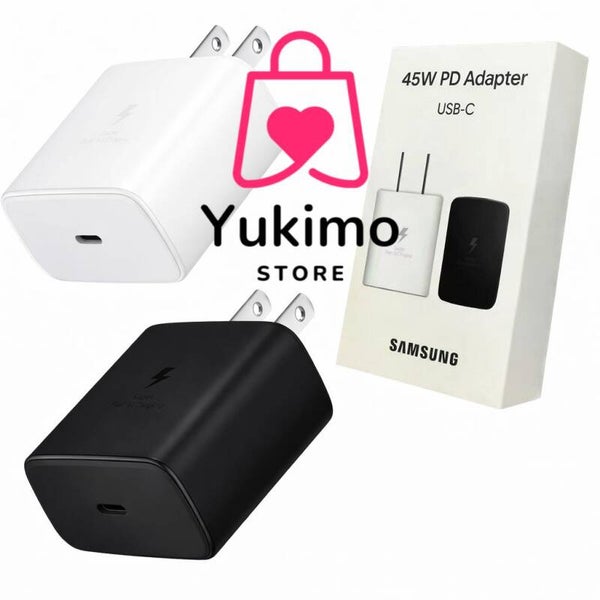 Adaptador de Corriente Samsung 45W Tipo C para Carga de Dispositivos