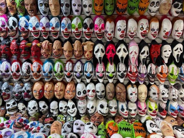 Máscaras de Halloween de Látex Diseños de Terror Surtidos