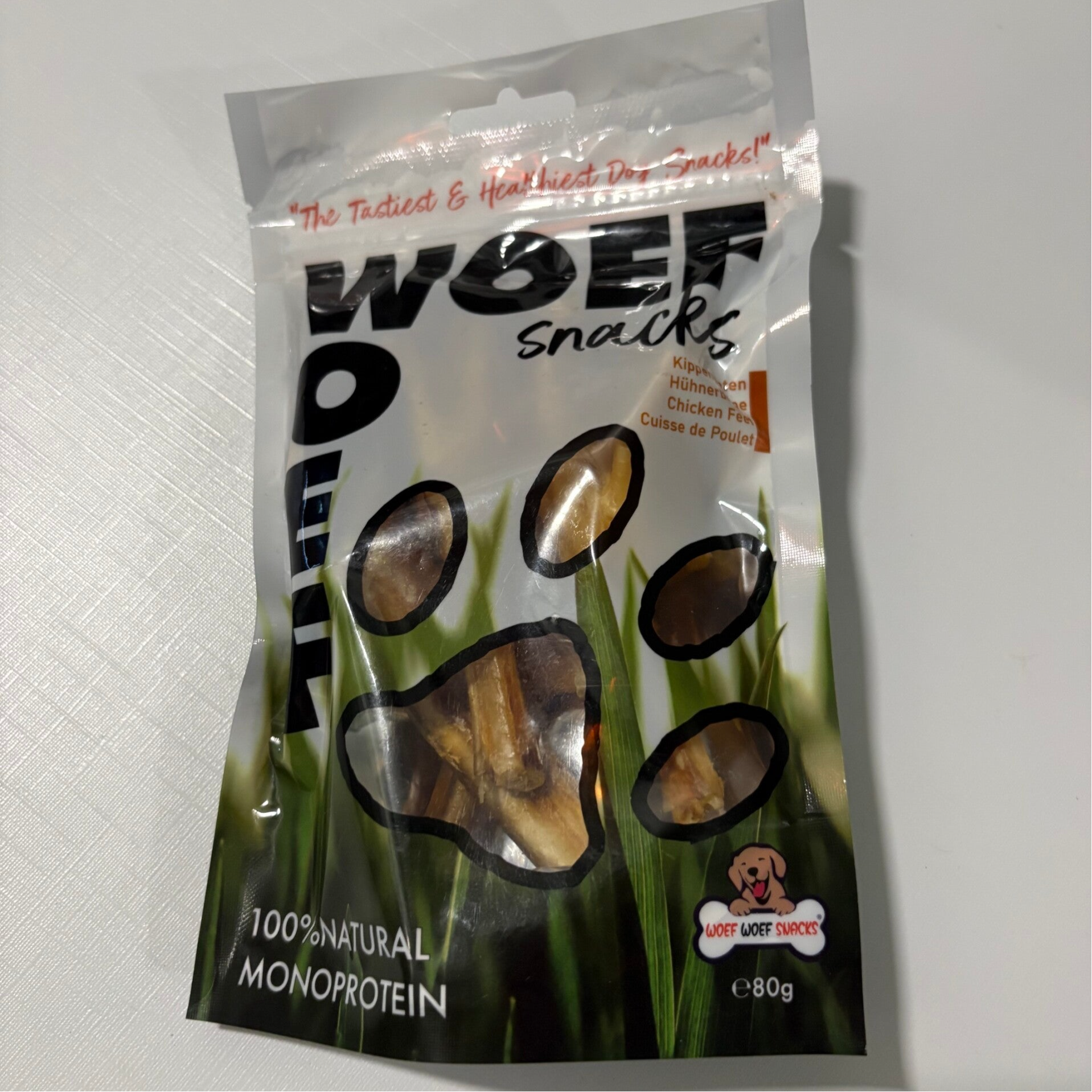 Gedroogde Kippenpoten – lekker tussendoortje (80g)