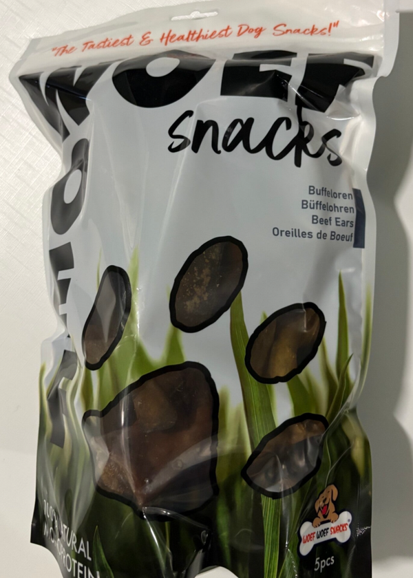 Premium Buffeloren – 5 stuks (Natuurlijke Kauwsnack)