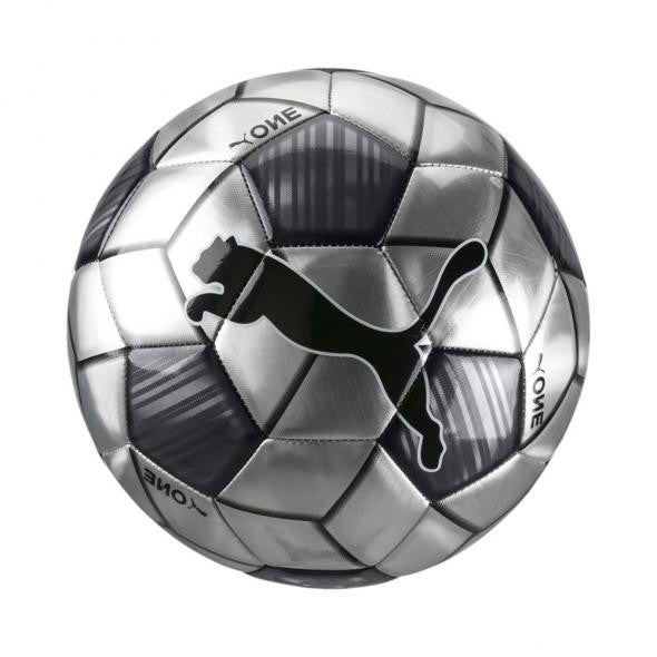 PUMA ONE VOETBAL ZILVER ZWART
