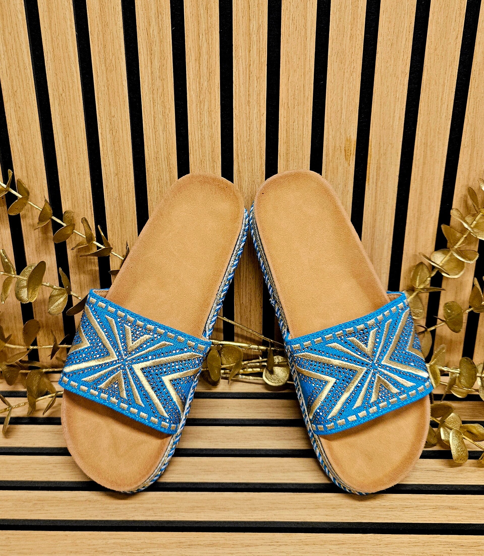 Azure Breeze Slippers