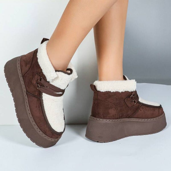 CozyStep Teddy Boots – Bruin