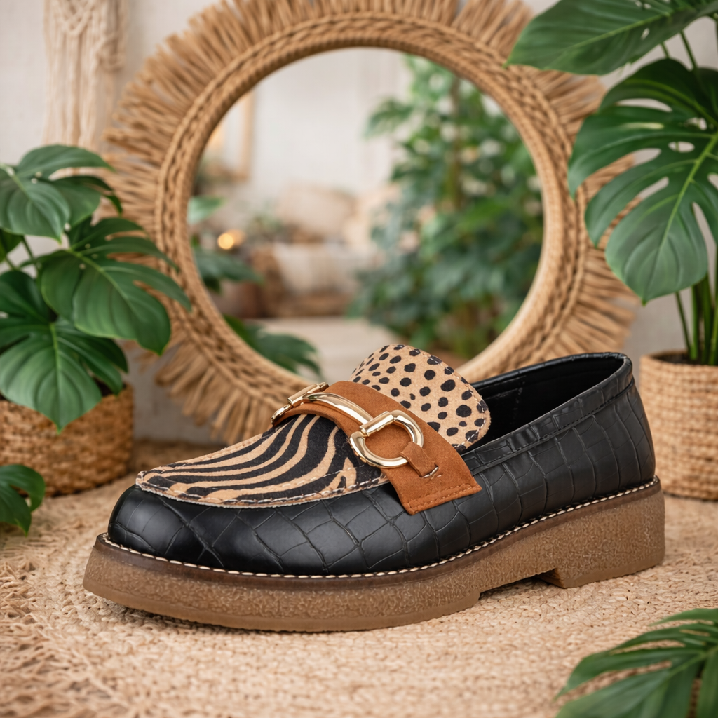 Valentina Animal Print Loafer