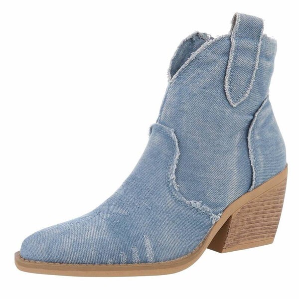 Denim Cowgirl Boots