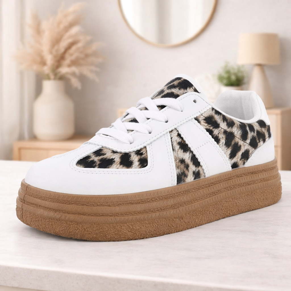 Sienna Leopard Platform Sneaker