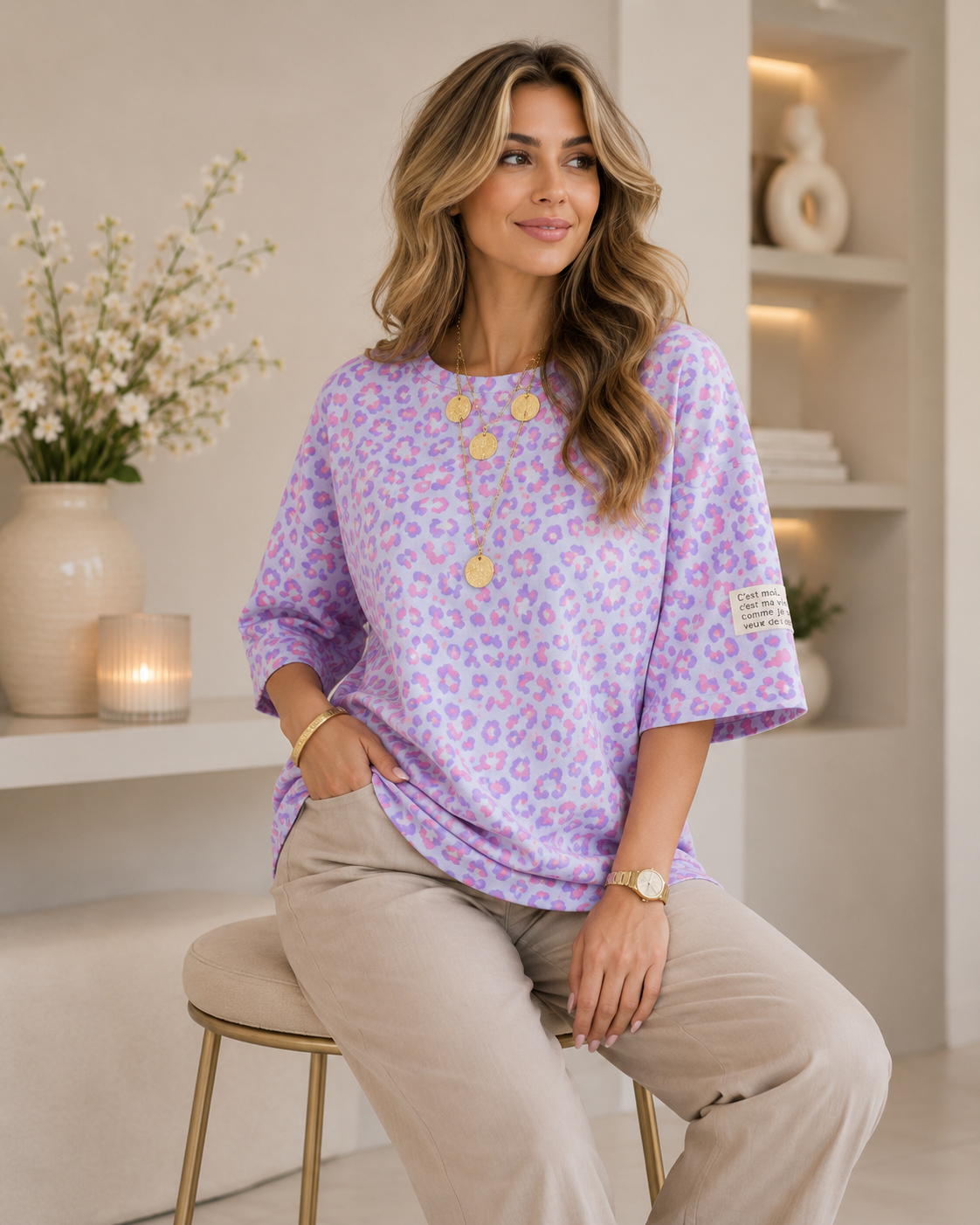 Jungle Vibes Shirt lila