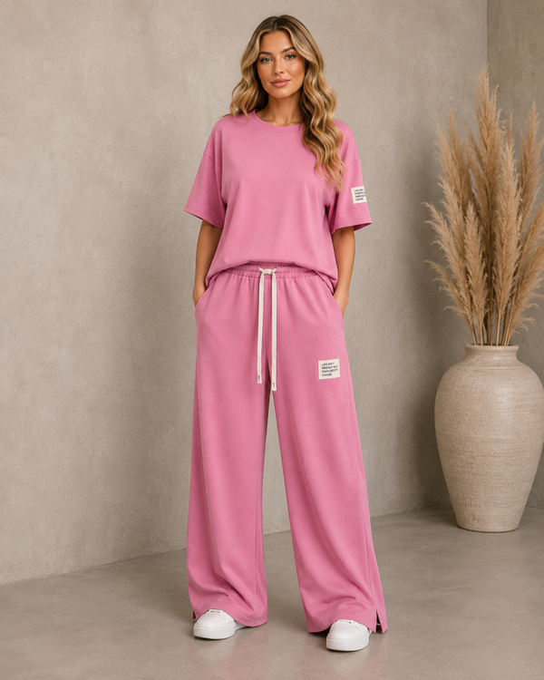 Easy Going Comfy Set roze