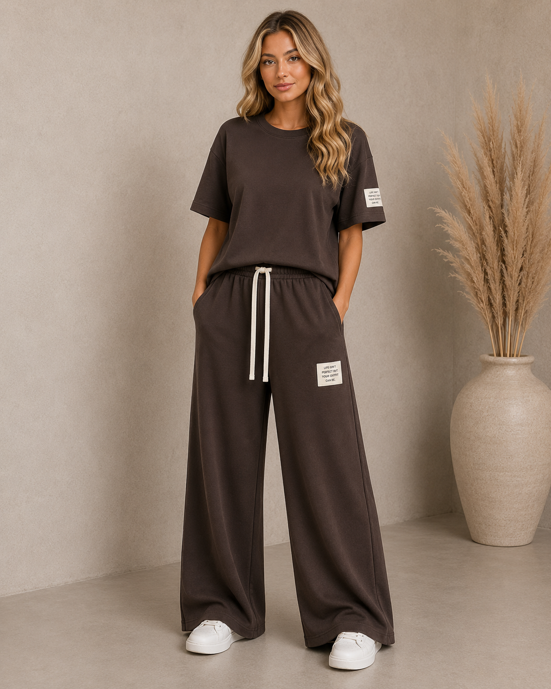 Easy Going Comfy Set bruin