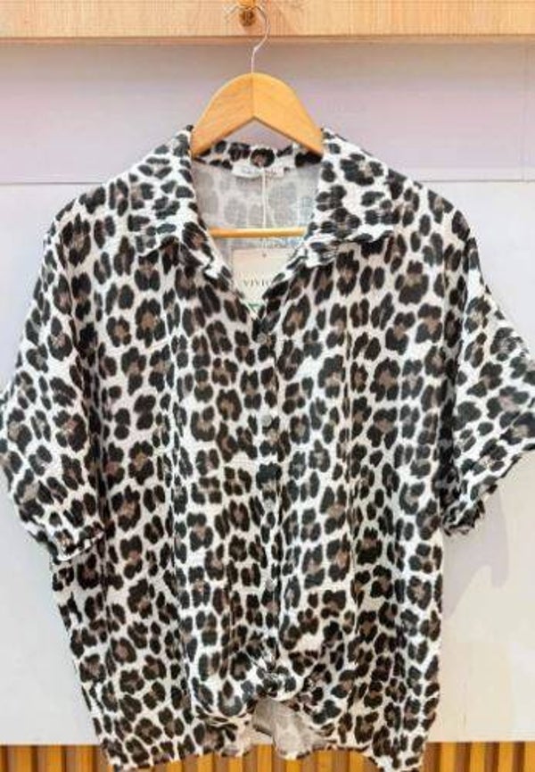 Casual Luipaard Top