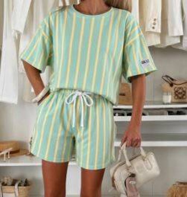 Stripe Patch Set Aqua