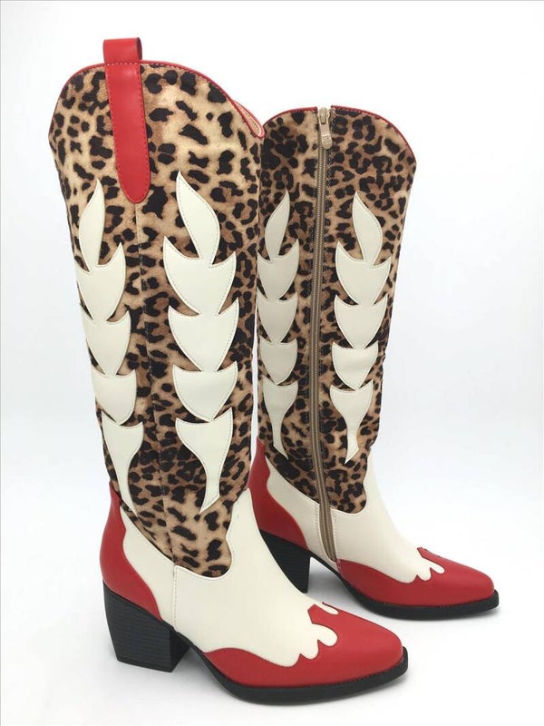 Wild West Leopard Boots