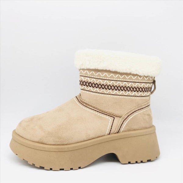 Luna Teddy Boot - khaki