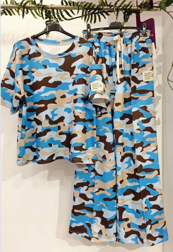 Sky Camo Lounge Set