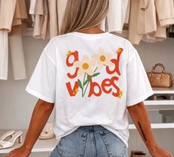 Good Vibes Flower T-shirt