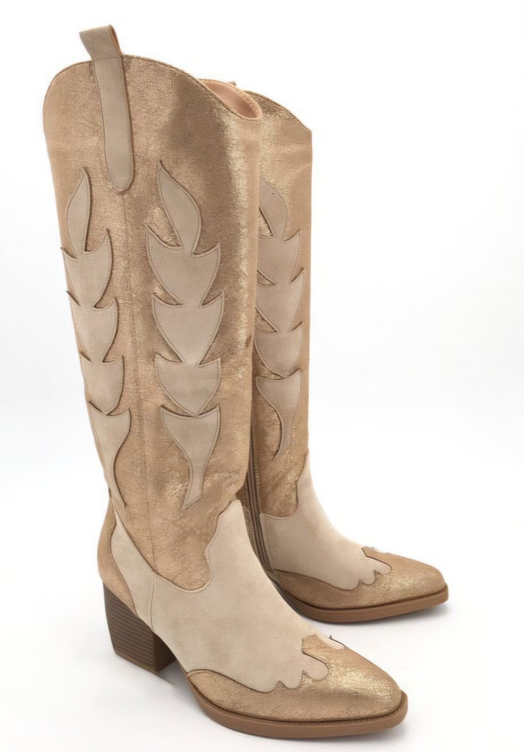 Golden Western Boots