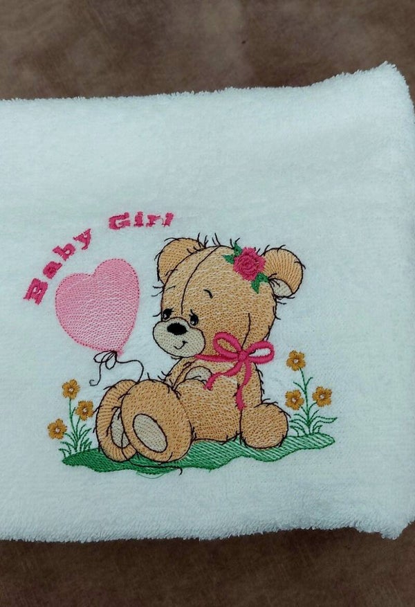 Handdoek: Baby Girl