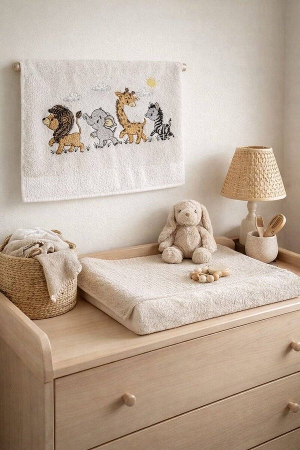 Handdoek: Dieren parade