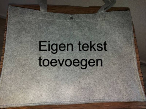 Vilt tas: Eigen tekst