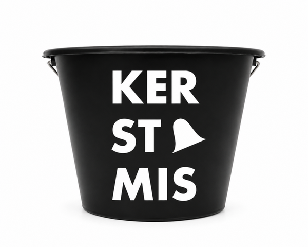 Emmer met tekst - Kerst emmer - Cadeau emmer - Kerstpakket - Kerst in een emmer - XLX®