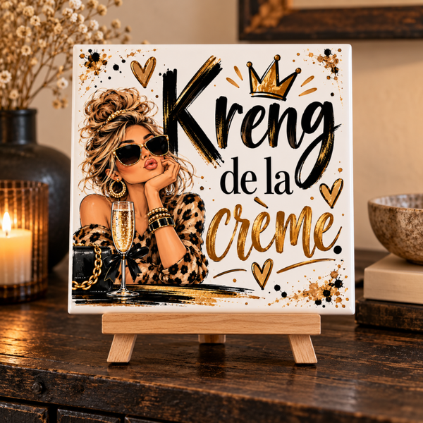 Tegeltje: Kreng de la creme