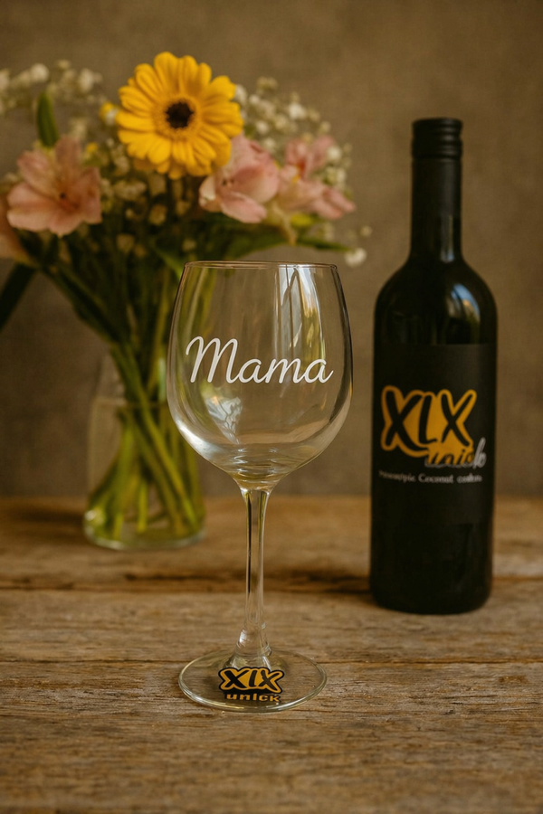 Wijnglas: Mama