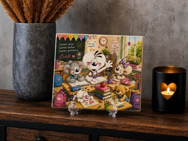 Tegeltje: Diddle in de klas